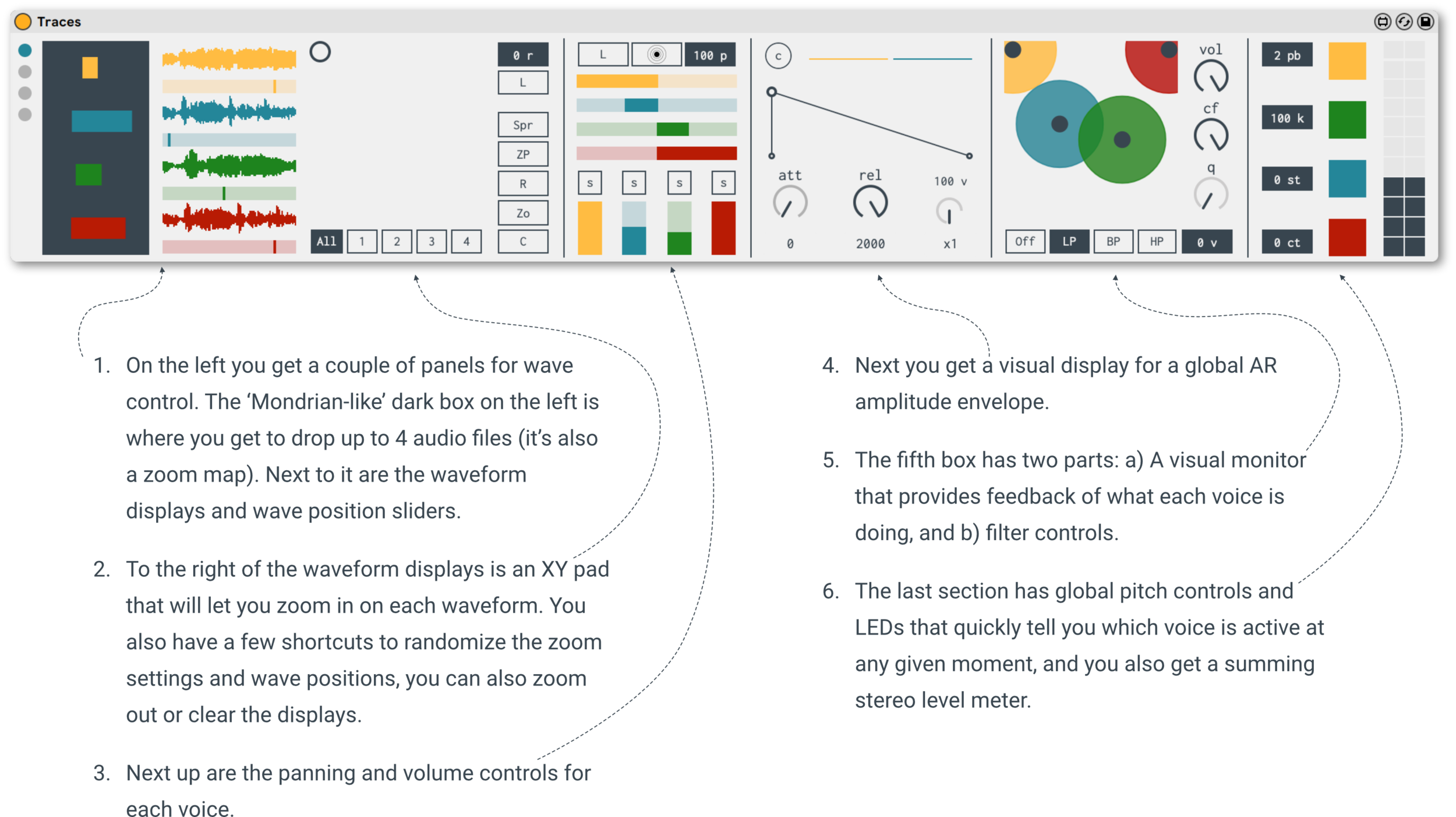 Traces 2 - Max for Live device
