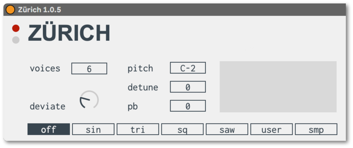 Zürich, a Max for Live device